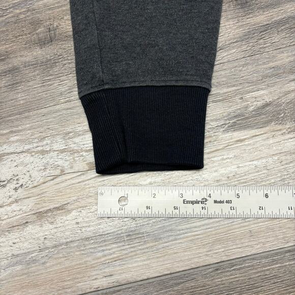 Under Armour Gray Black  Mens L Tapered Cuffs Double Knit Joggers Sweatpants EUC - Picture 10 of 10